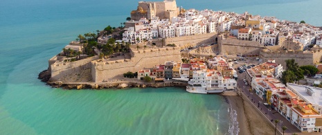 Peñiscola in Castellón, C. Valenciana Peñiscola in Castellón, C. Valenciana