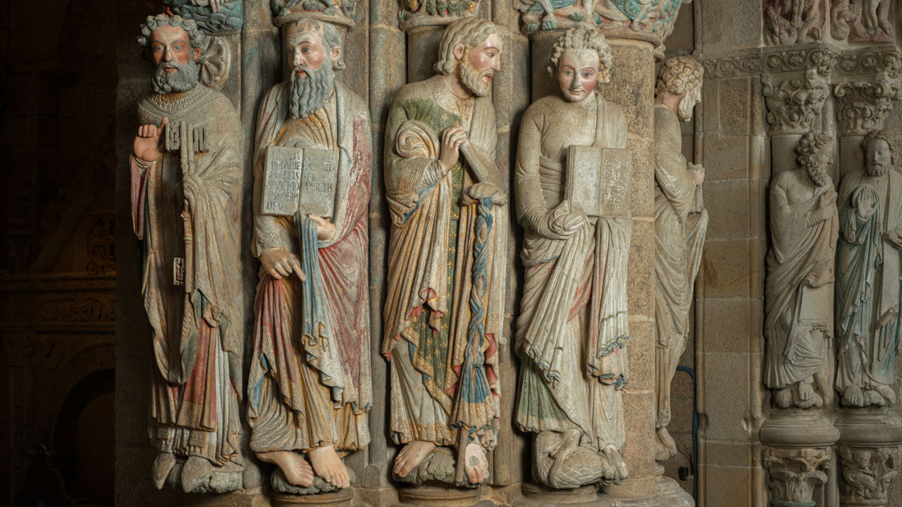 San Pietro, San Paolo, Giacomo il Maggiore e San Giovanni Evangelista