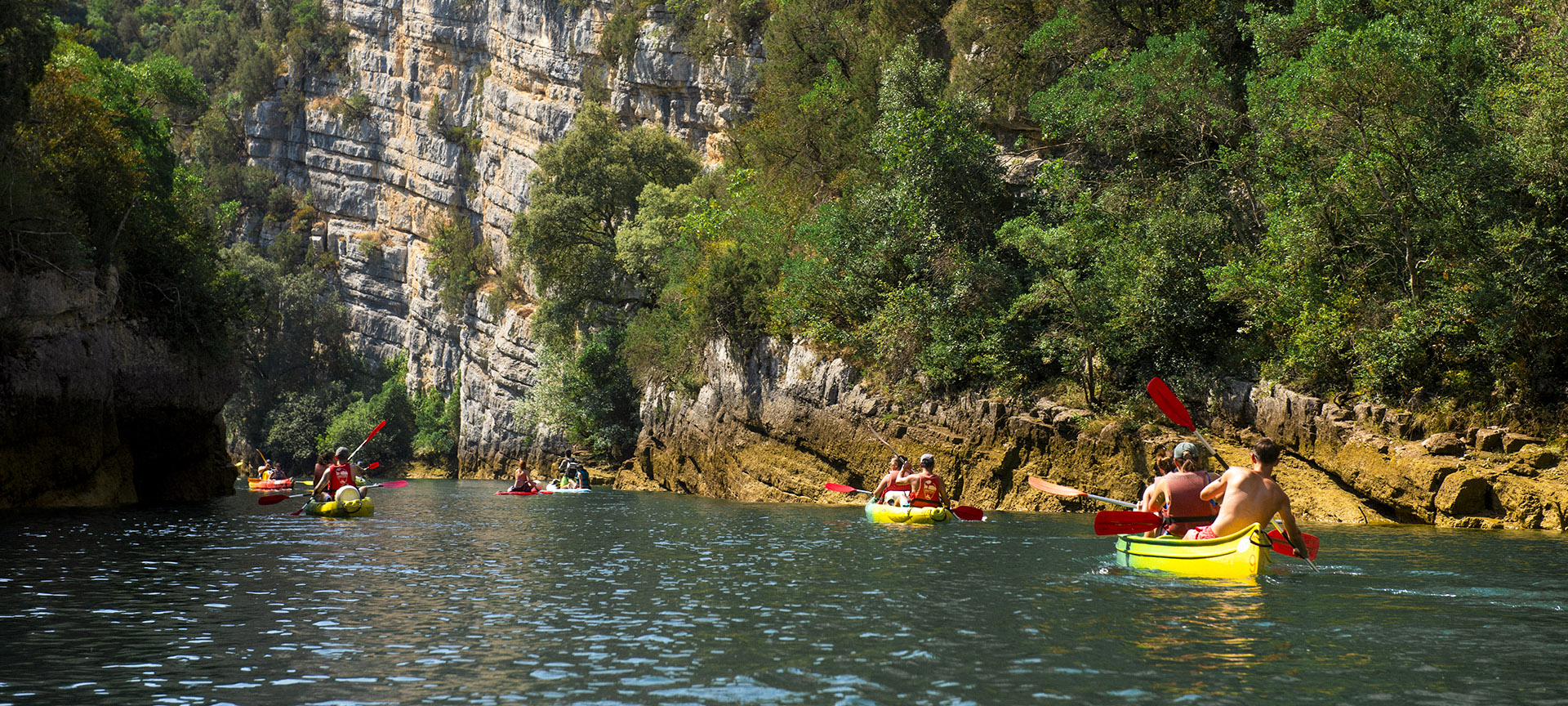 Kayaking in the Verdon Gorges