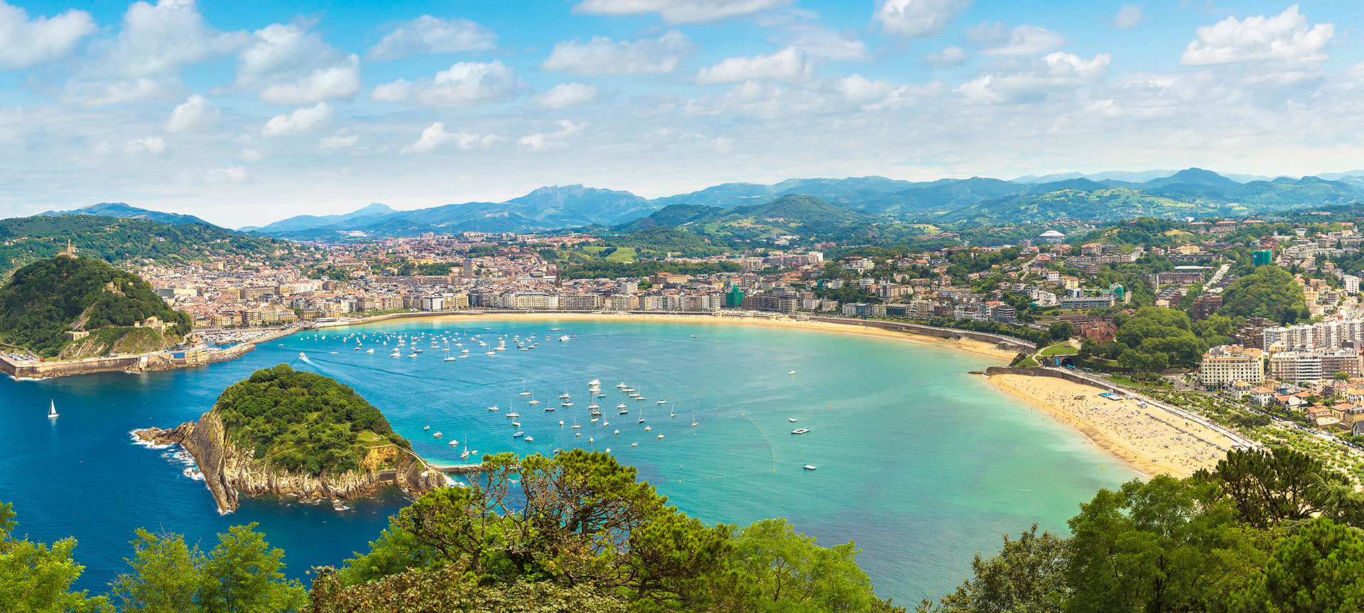 Widok na San Sebastián