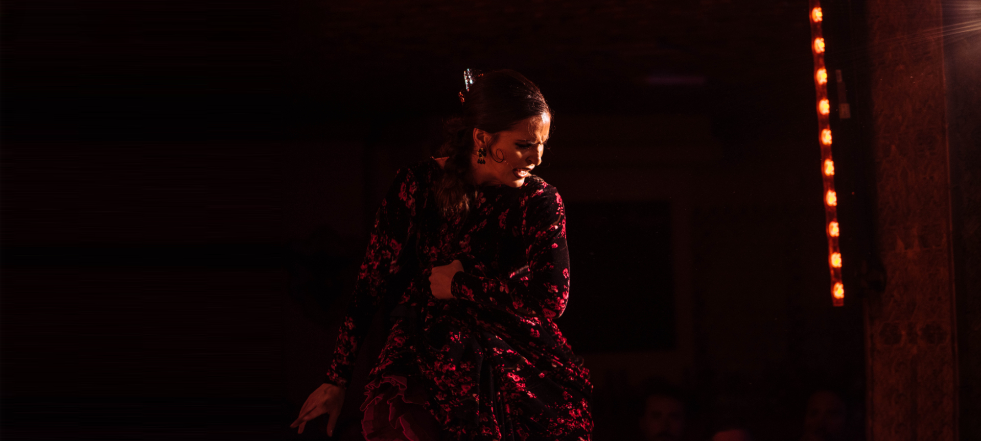 Detal występu w tablao flamenco