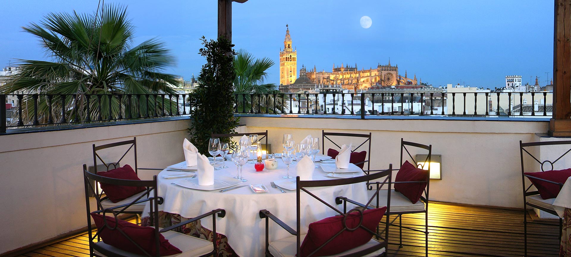 Terrace at Hotel Vinicci La Rábida