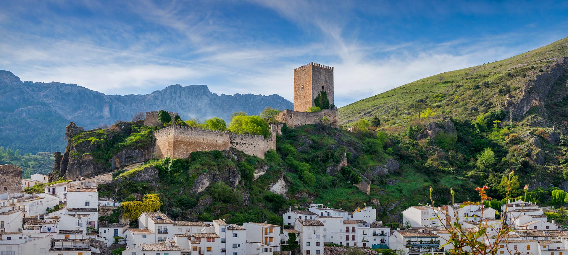 Zamek Yedra w Cazorli. Jaén