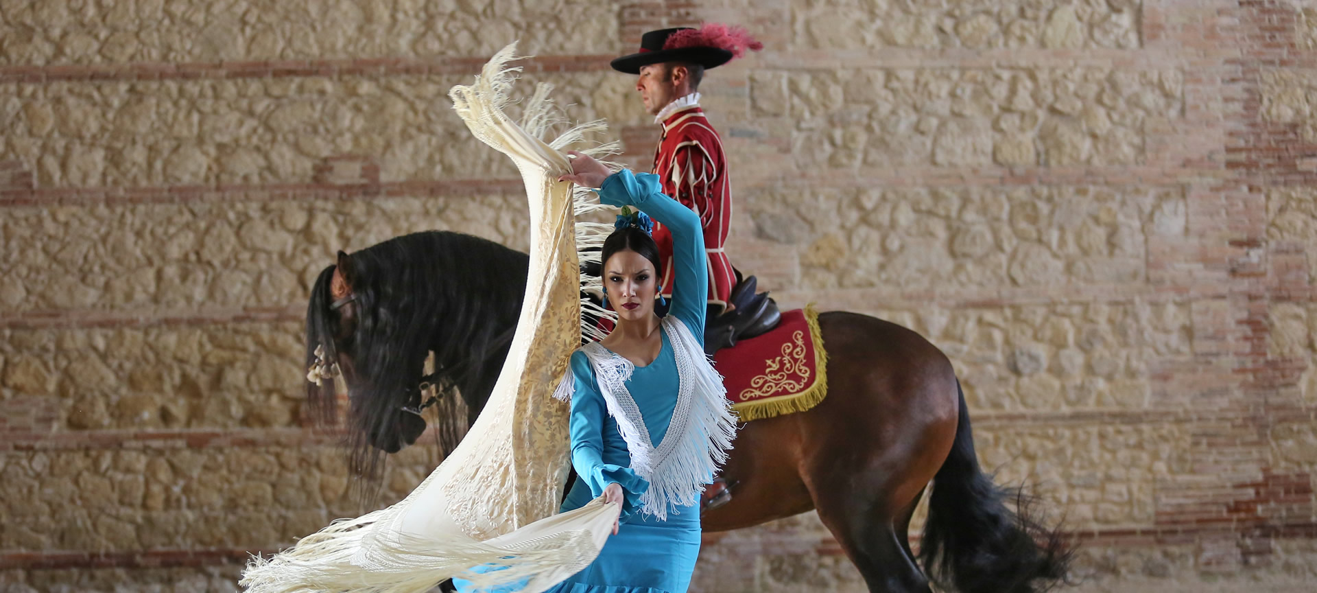 Spectacle équestre permanent « Passion et charme du cheval andalou »