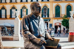 Estatua de Picasso en Málaga