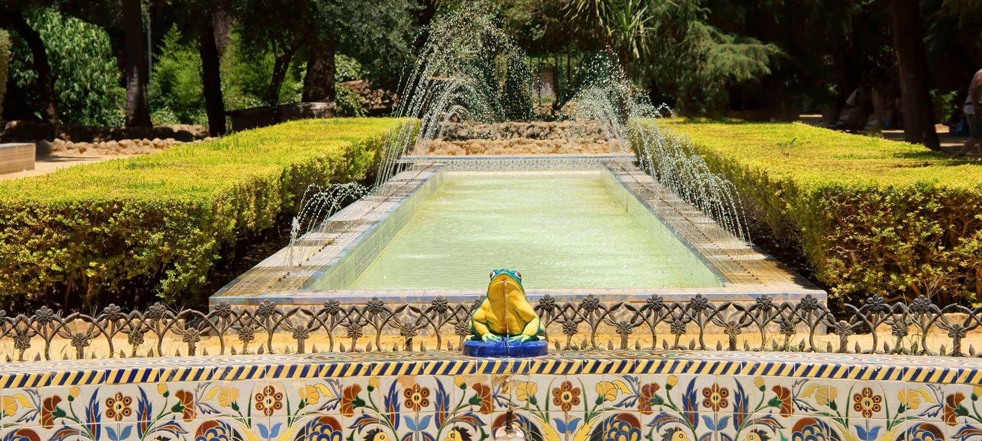 マリア・ルイサ公園の池、セビージャ