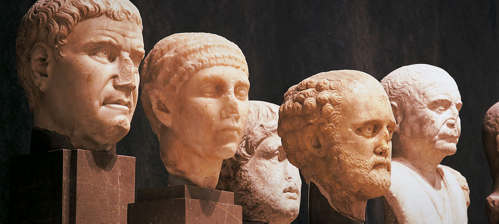 Têtes romaines inconnues. Musée archéologique de Séville