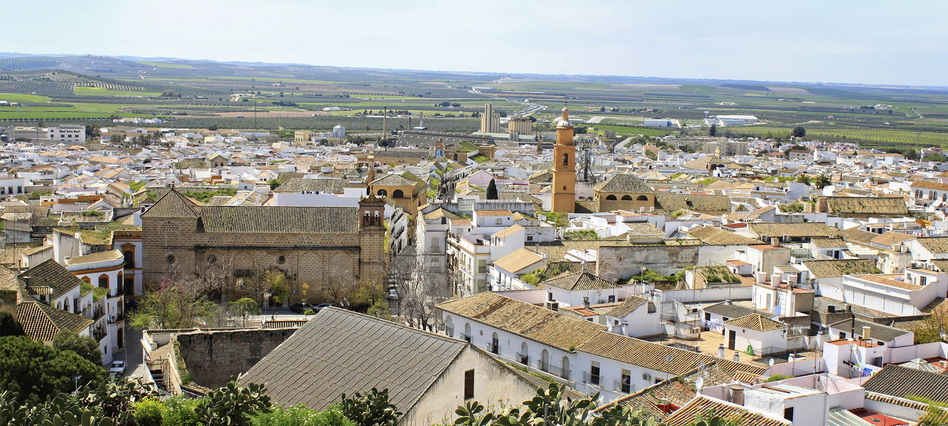 Panoramablick auf Osuna in der Provinz Sevilla (Andalusien)