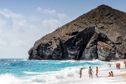 Praia de los Muertos em Cabo de Gata, Almeria
