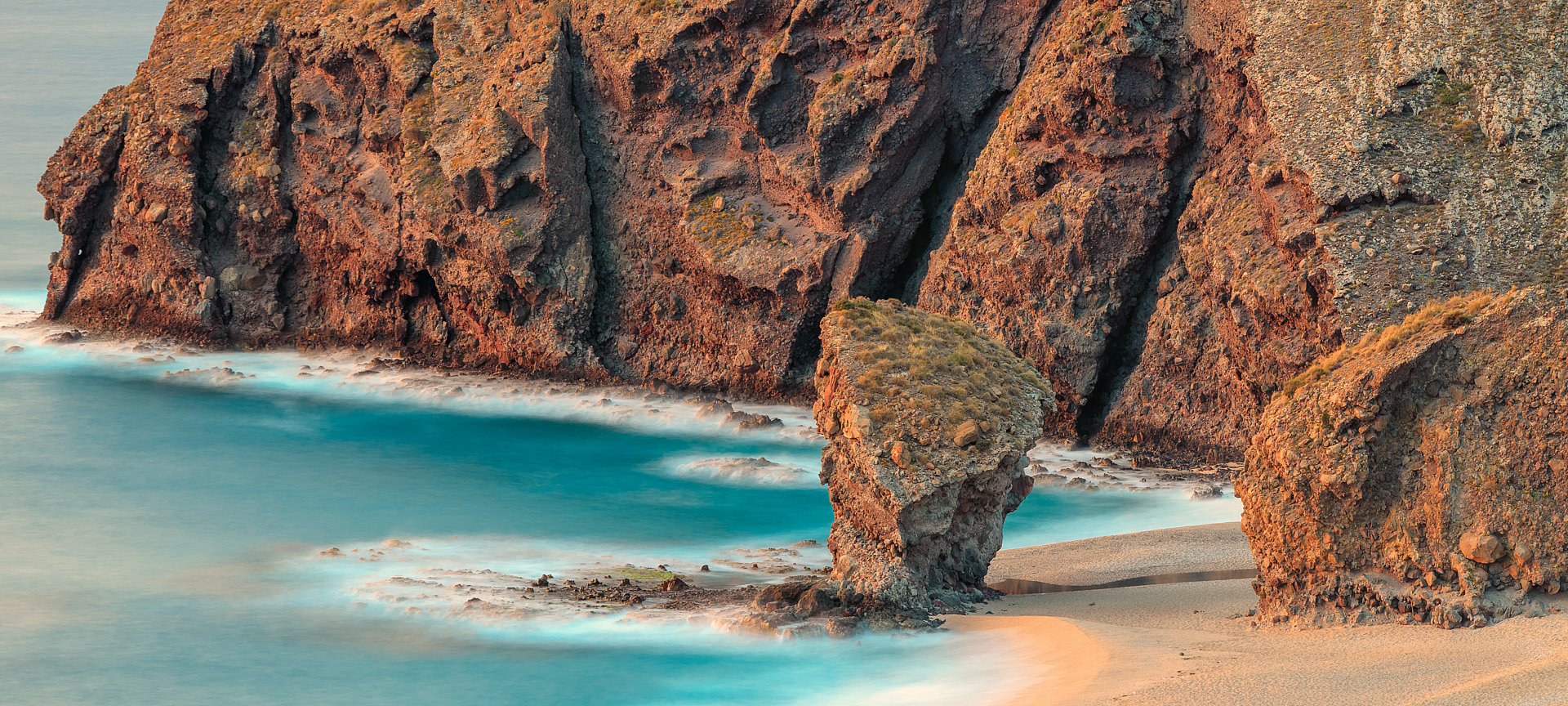 Playa de los Muertos beach in the municipality of Carboneras, Almería