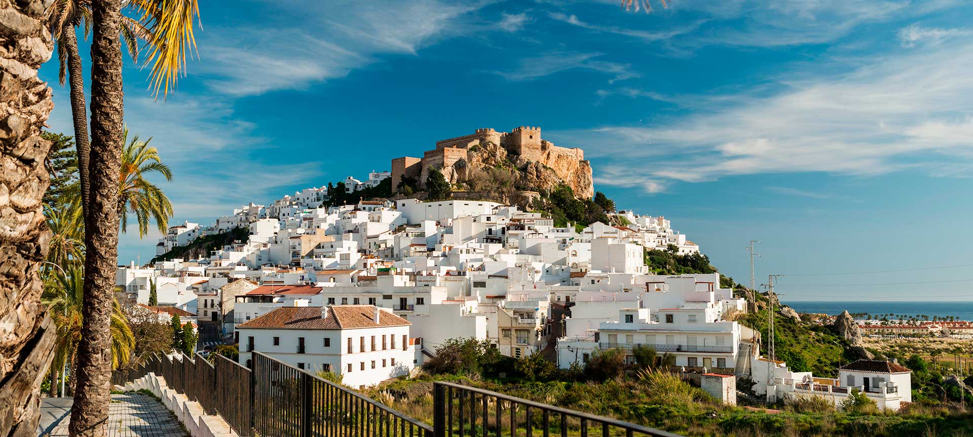 Salobreña, dans la province de Grenade (Andalousie)