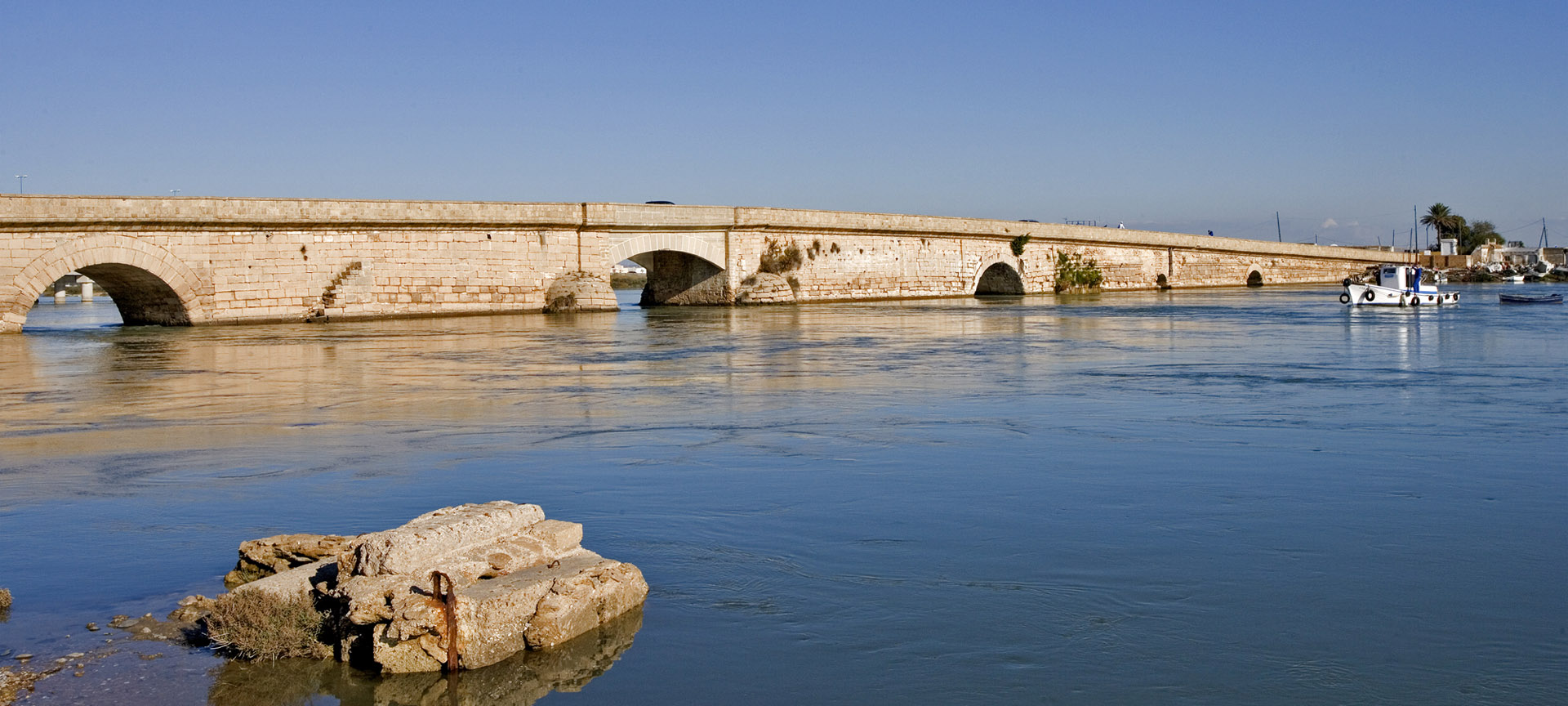 Pont Zuazo à San Fernando (province de Cadix, Andalousie)