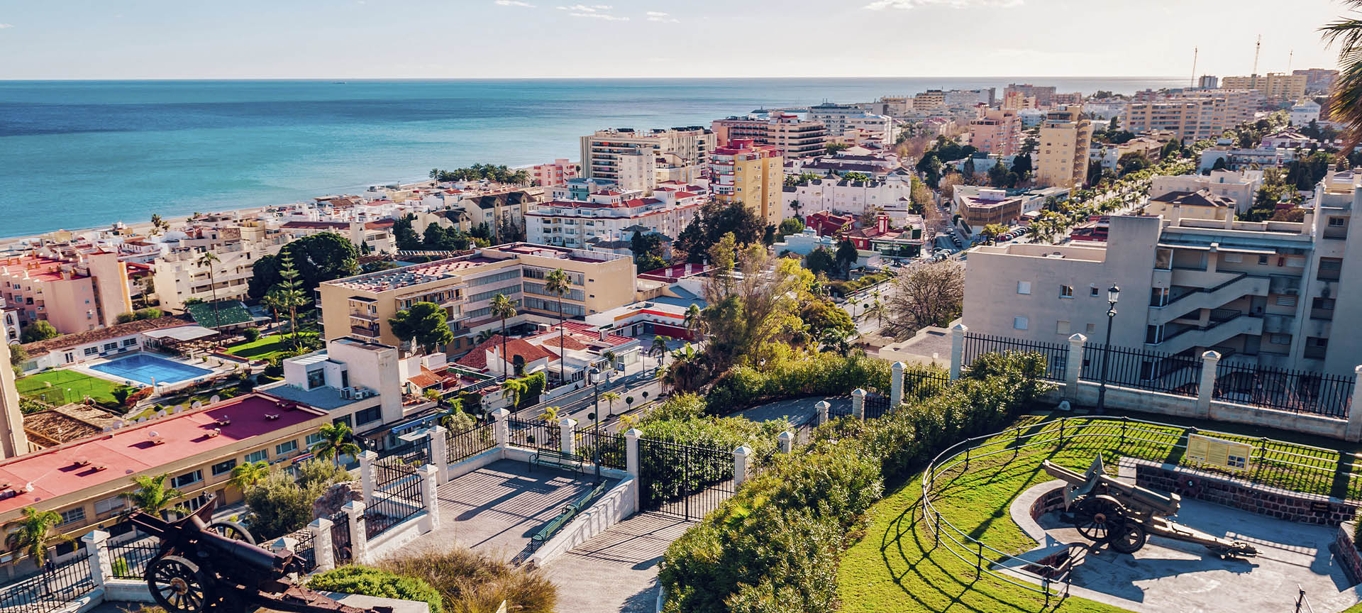 Widok na Torremolinos, prowincja Malaga (Andaluzja)