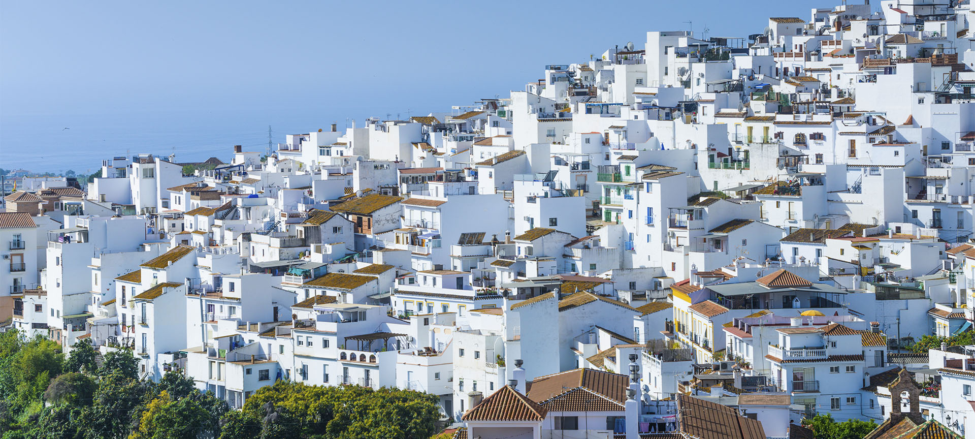 Panorama Torrox w prowincji Malaga (Andaluzja)