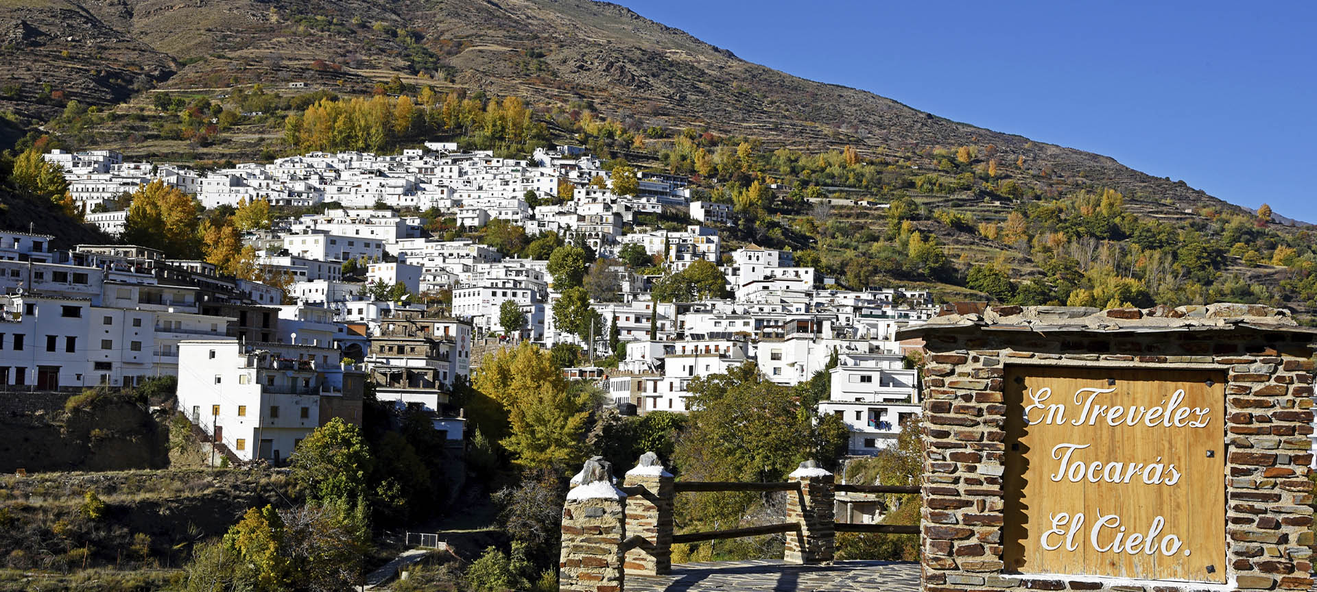 Panoramica di Trévelez (Granada, Andalusia)
