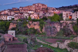 Panoramablick auf Beceite (Teruel, Aragonien)