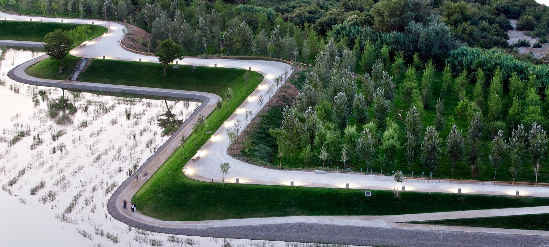 Parque da Água Luis Buñuel. Zaragoza