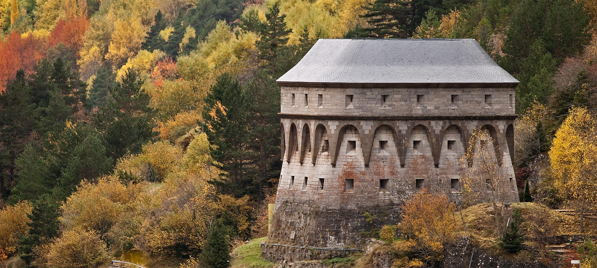 Torreta de Fusileros (Wieżyczka Strzelców). Canfranca. Huesca