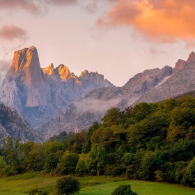 Naranjo de Bulnes o Picu Urriellu, en los Picos de Europa, Asturias