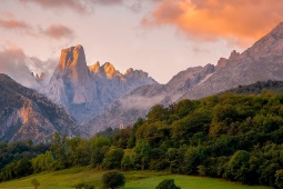 Naranjo de Bulnes o Picu Urriellu, nei Picos de Europa, Asturie