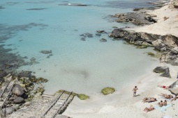 フォルメンテラ島のサン・フランセスクにあるカラ・ダス・モルト（バレアレス諸島）