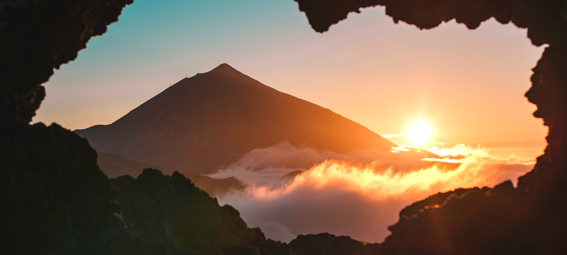 Tramonto sul monte Teide, Tenerife