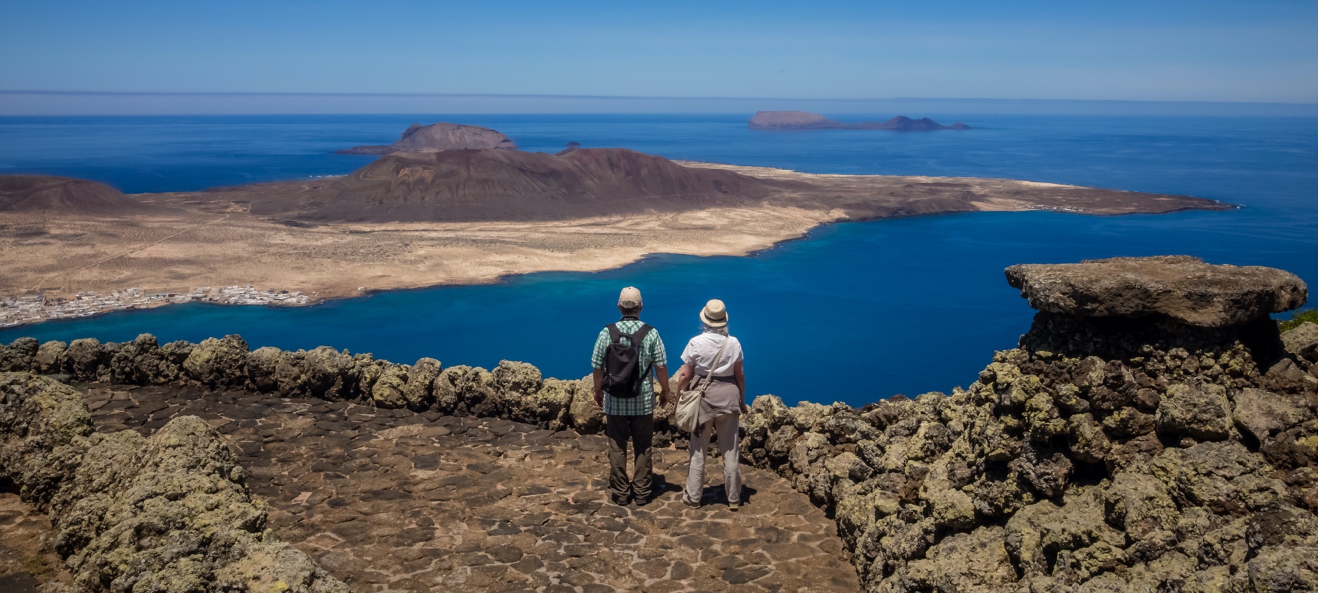 View of the island of La Graciosa from Lanzarote, Canary Islands