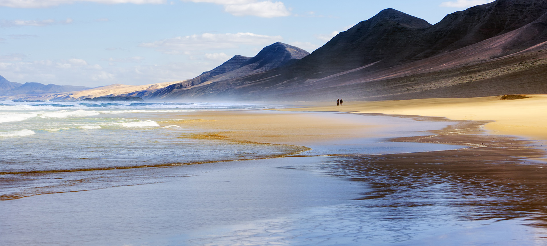 Praia El Cofete, em Fuerteventura (Ilhas Canárias)