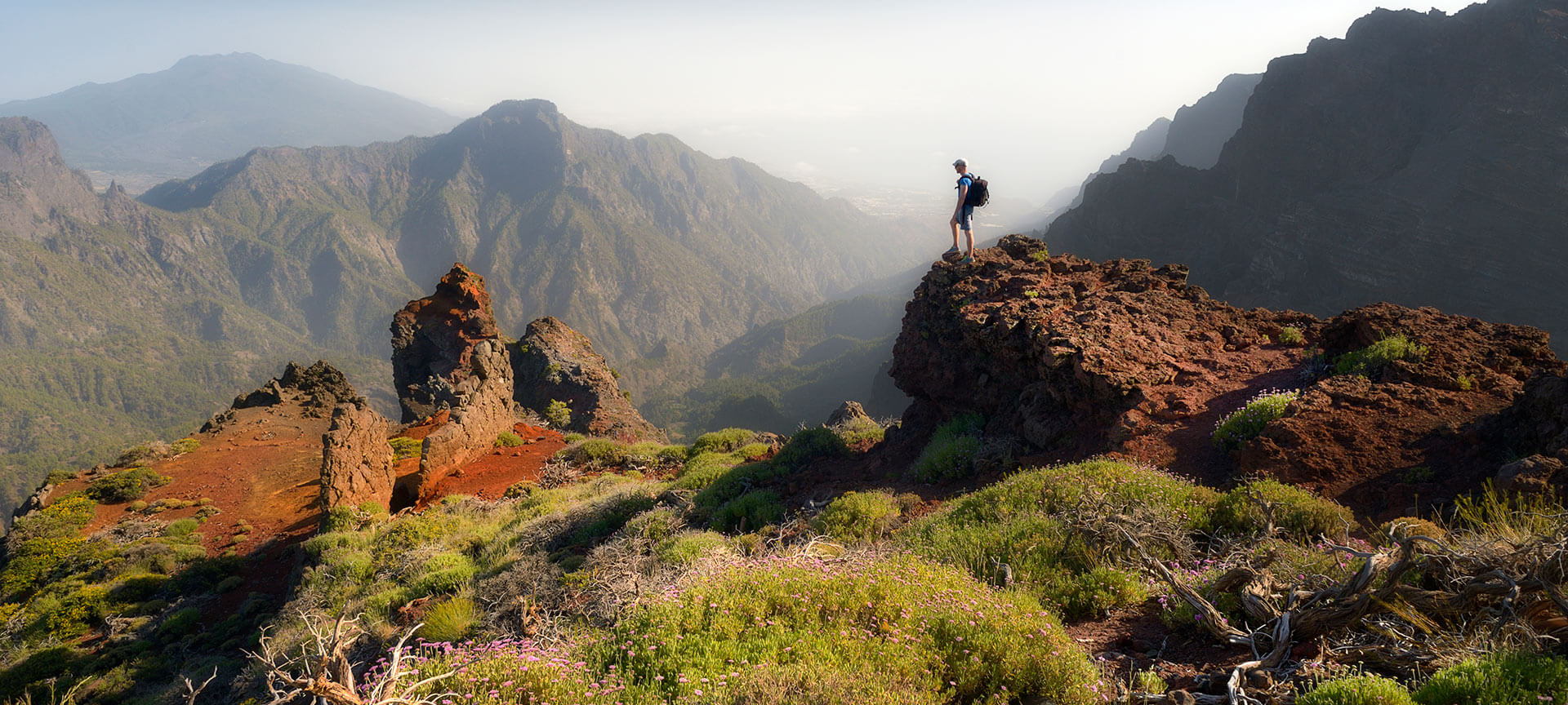  Parc national de la Caldera de Taburiente sur l’île de La Palma