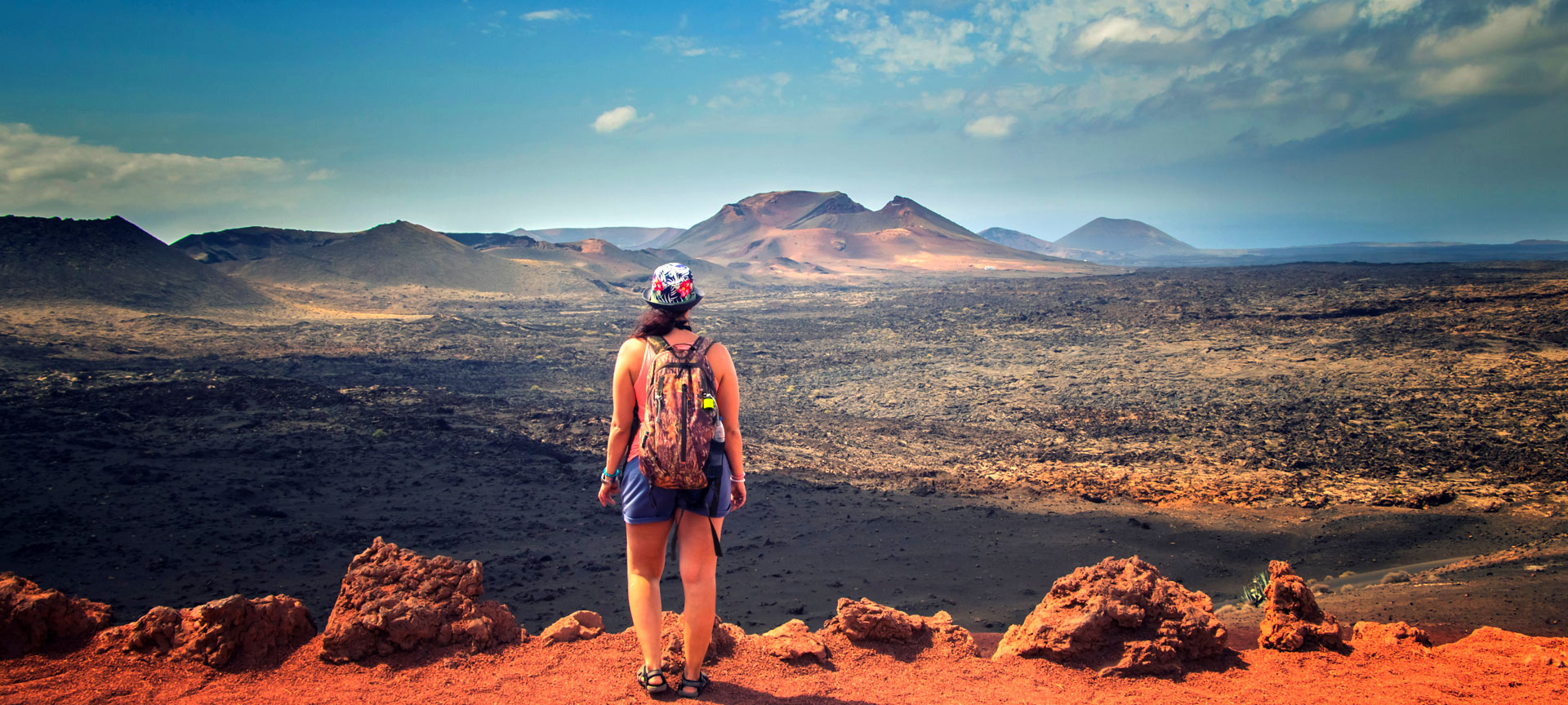Parc national de Timanfaya, à Lanzarote (îles Canaries)