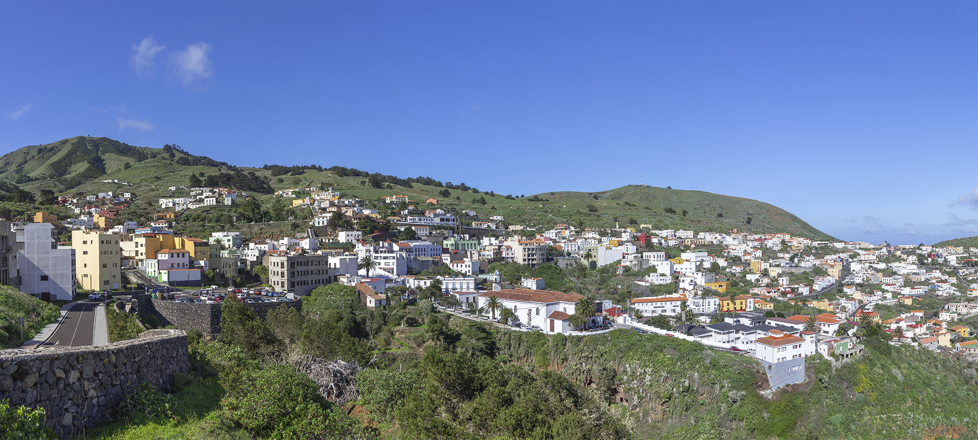 Panoramica di Valverde, sull’isola di El Hierro (Isole Canarie)