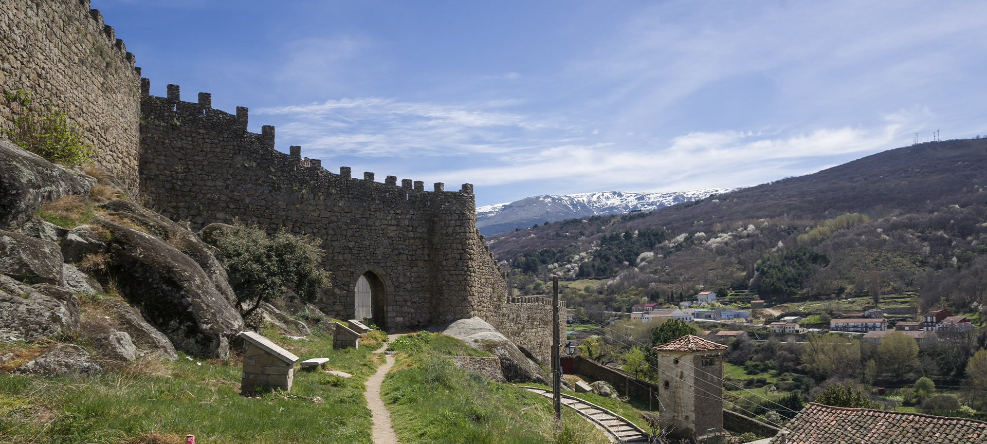 Panoramic view of Béjar (Salamanca, Castilla y Leon)