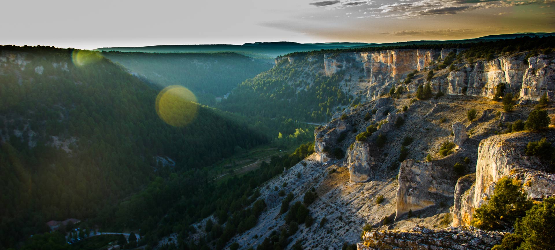 Landschaft im Cañón del Río Lobos (Soria, Kastilien-León)
