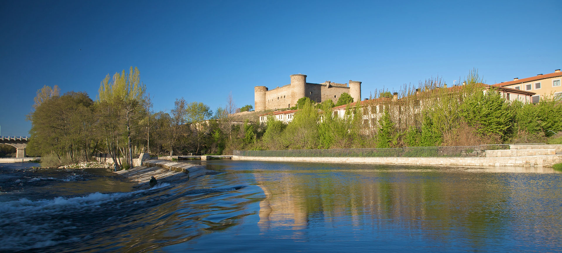 View of Valdecorneja Castle in El Barco de Ávila