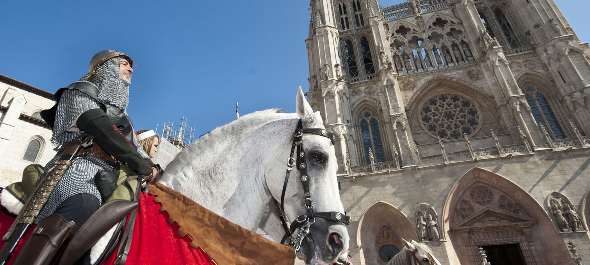 El Cid Weekend in front of Burgos Cathedral (Burgos, Castilla y León)