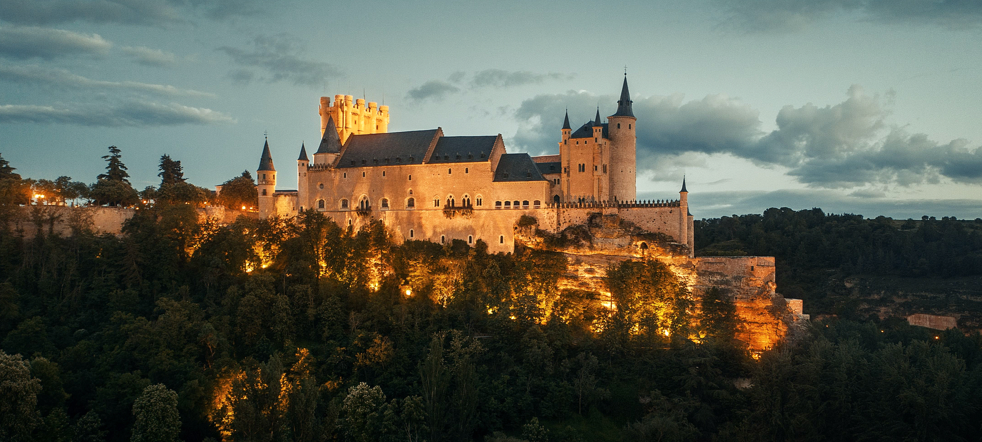 Veduta dell’Alcázar di Segovia, Castiglia e León