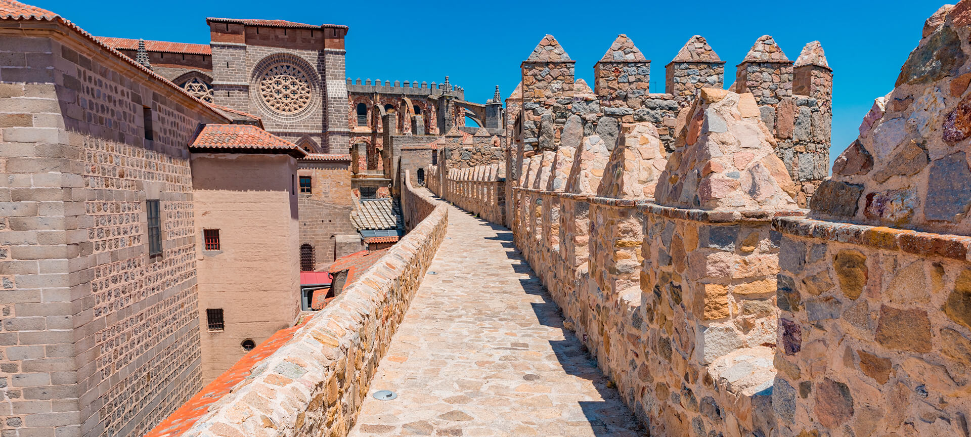 Rampe d’accès à la muraille d’Ávila