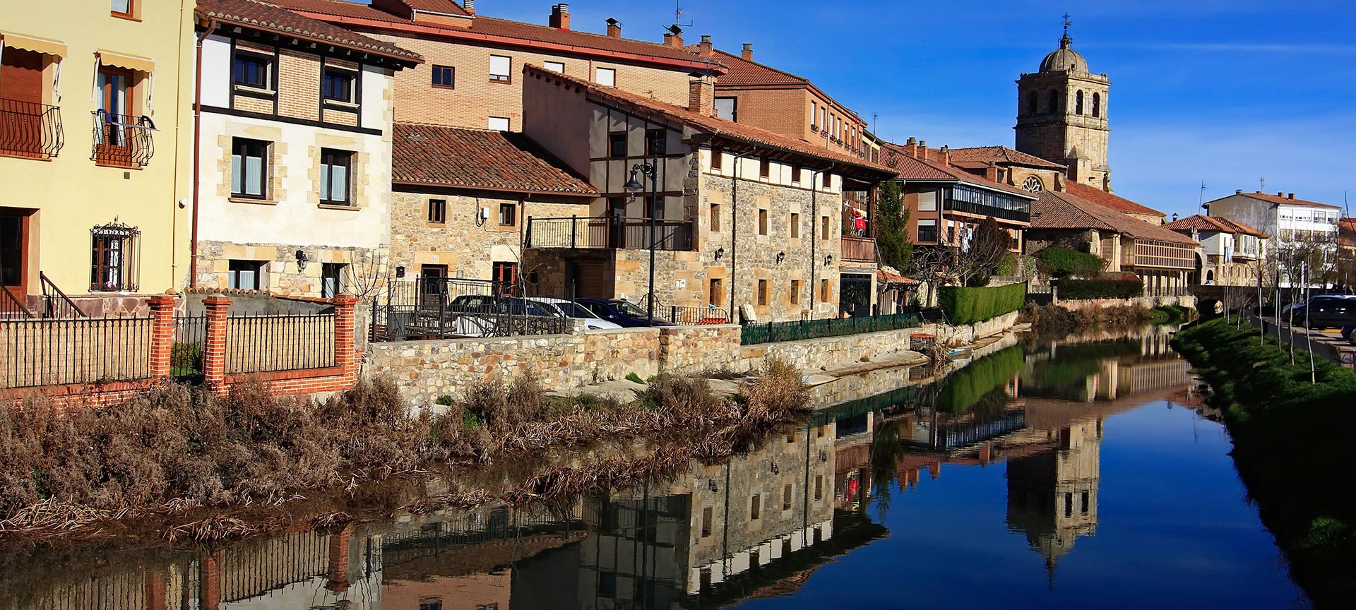 Río Carrión a su paso por Palencia