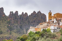 Veduta di Ayna (Albacete, Castiglia-La Mancia)