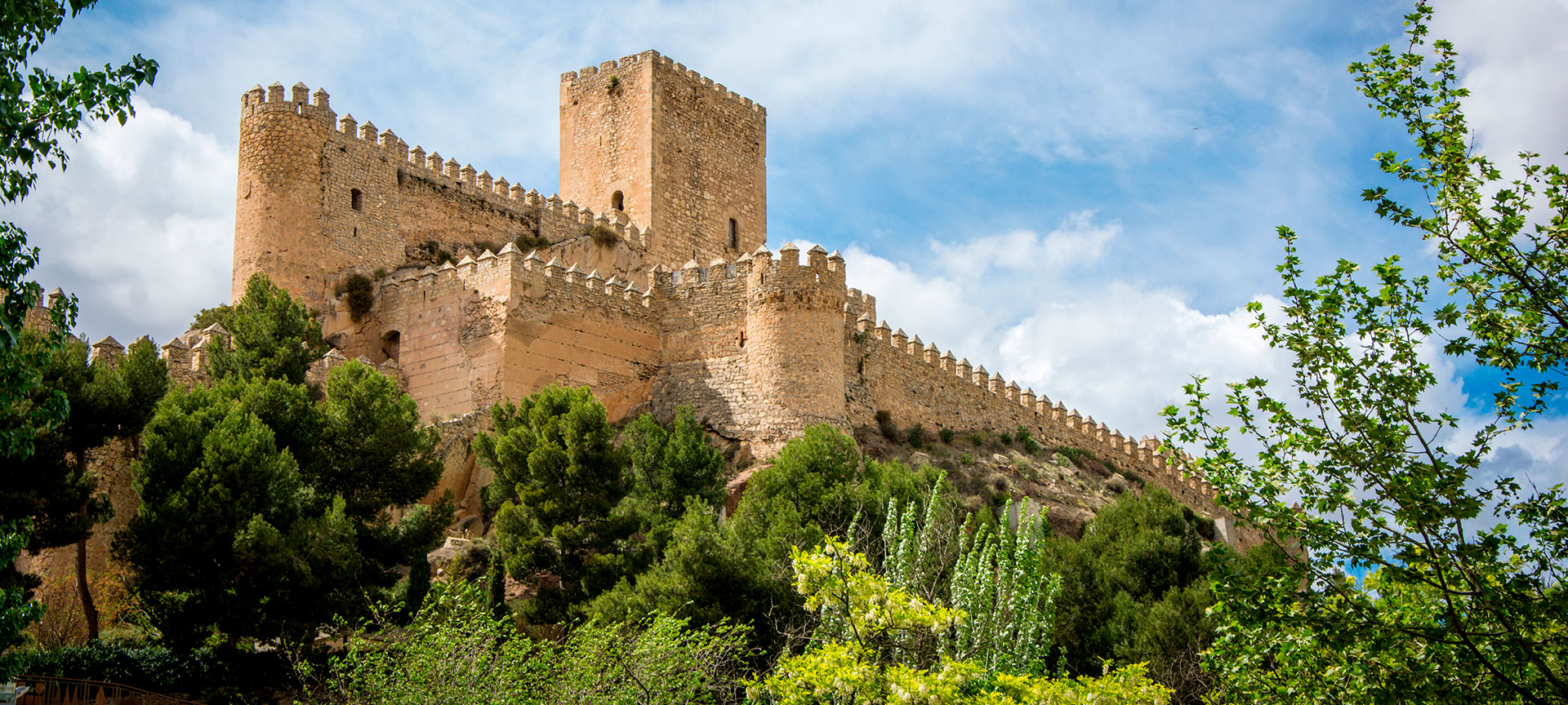 Zamek w Almansie. Albacete. Kastylia-La Mancha.