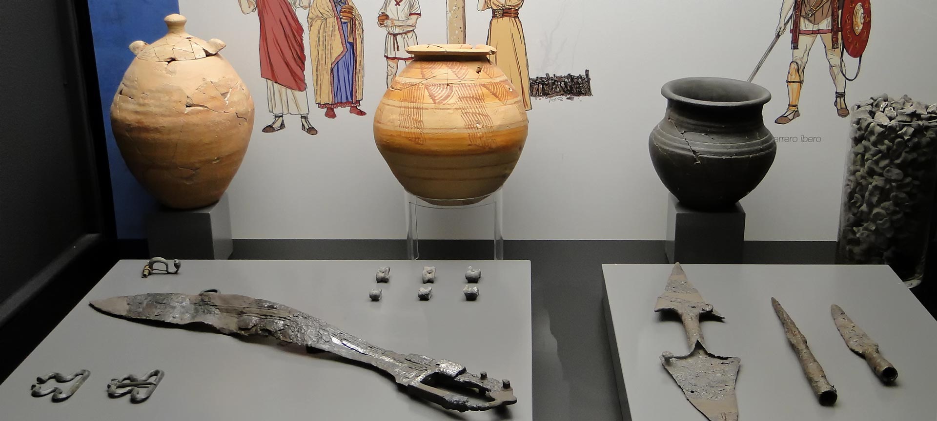 Utensilien der Iberer. Museum Ciudad Real