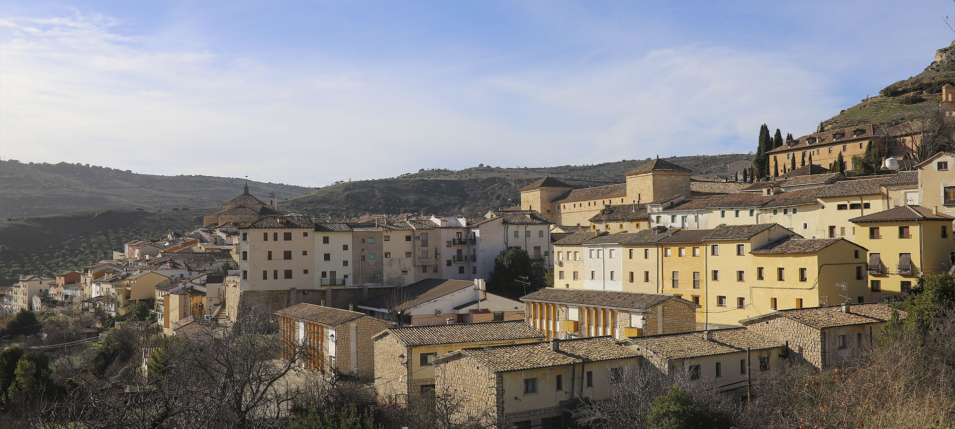 Panoramica di Pastrana, a Guadalajara (Castiglia-La Mancia)