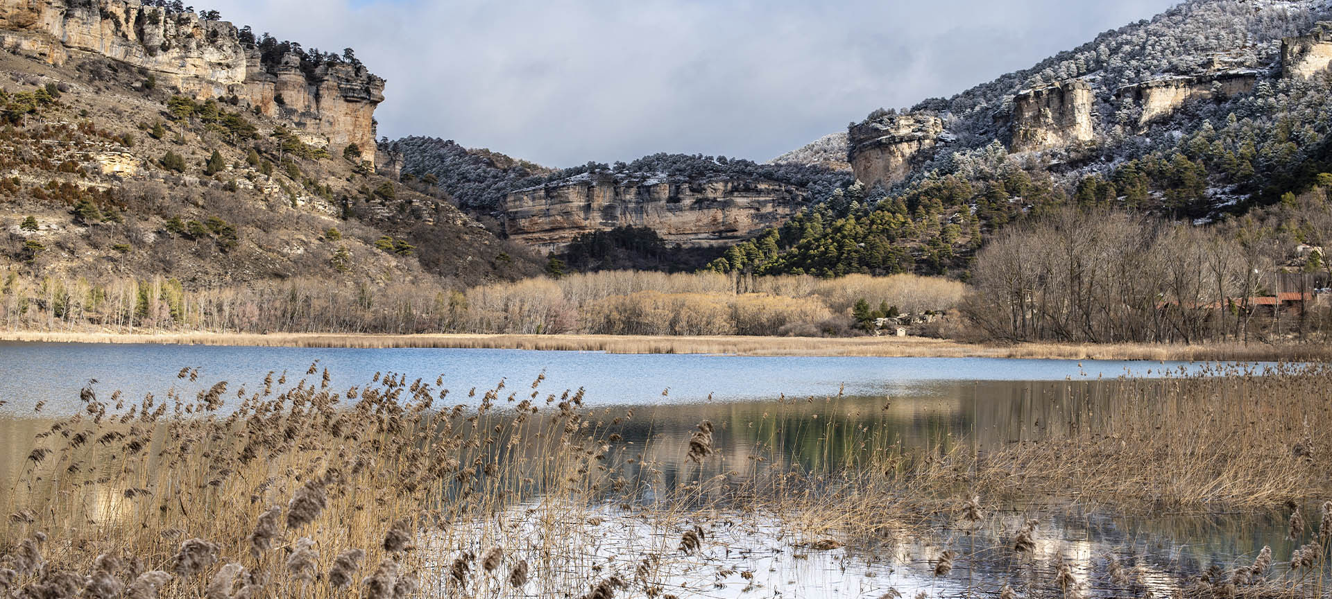 "Blick auf die Lagune von Uña (Cuenca, Kastilien-La Mancha) "