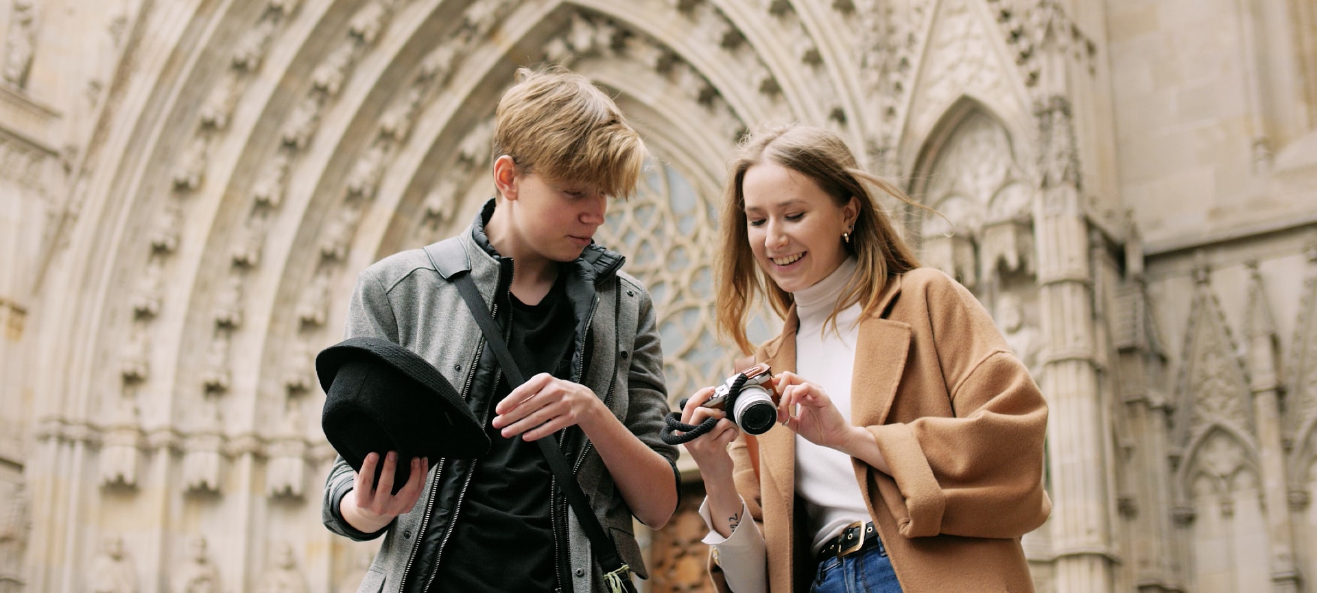 Turistas na Catedral de Barcelona, Catalunha