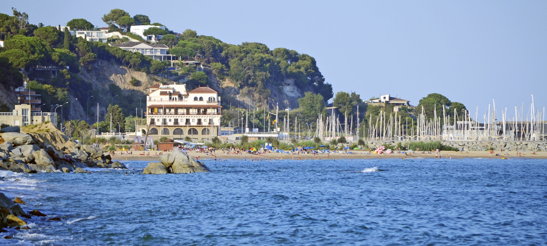 View of Arenys de Mar (Barcelona, Catalonia)