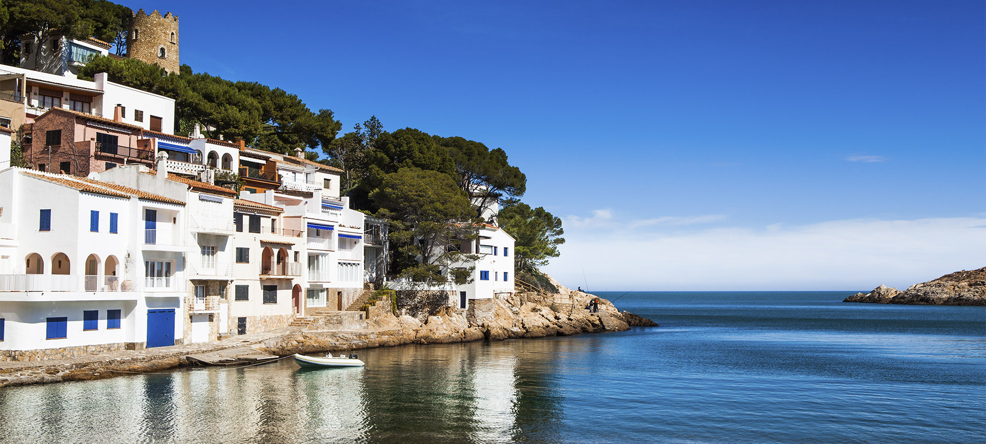 Playa Sa Tuna beach in Begur (Girona, Catalonia)