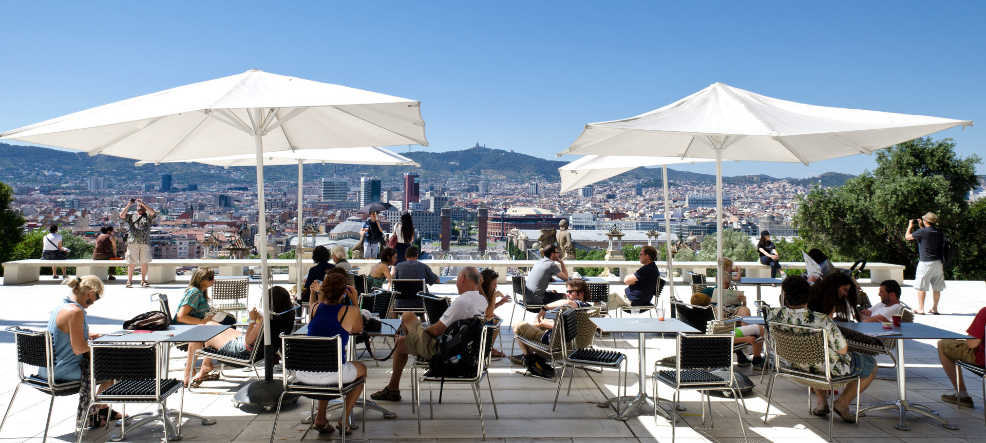 Café à Montjüic, Barcelone