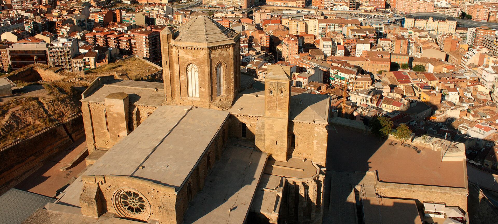 Panoramic view of Lleida (Catalonia)