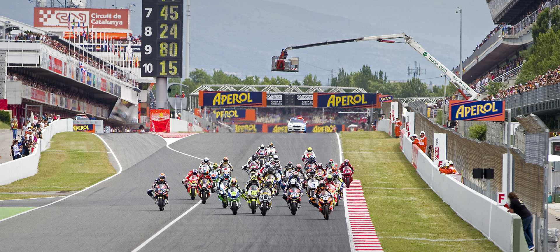 カタルーニャ・サーキット。Moto 2 グランプリ