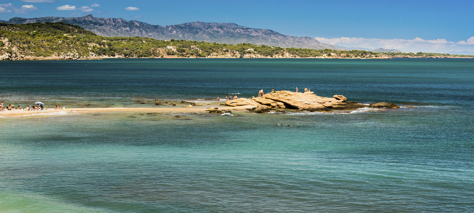 Strand Morro de Gos in El Perelló (Tarragona, Katalonien)